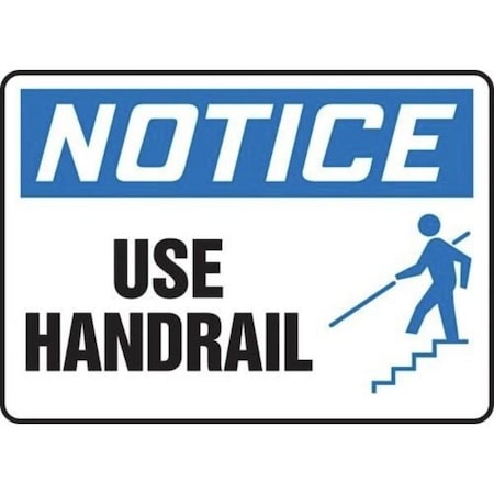 Accuform OSHA NOTICE Safety Sign USE MSTF803VP MSTF803VP